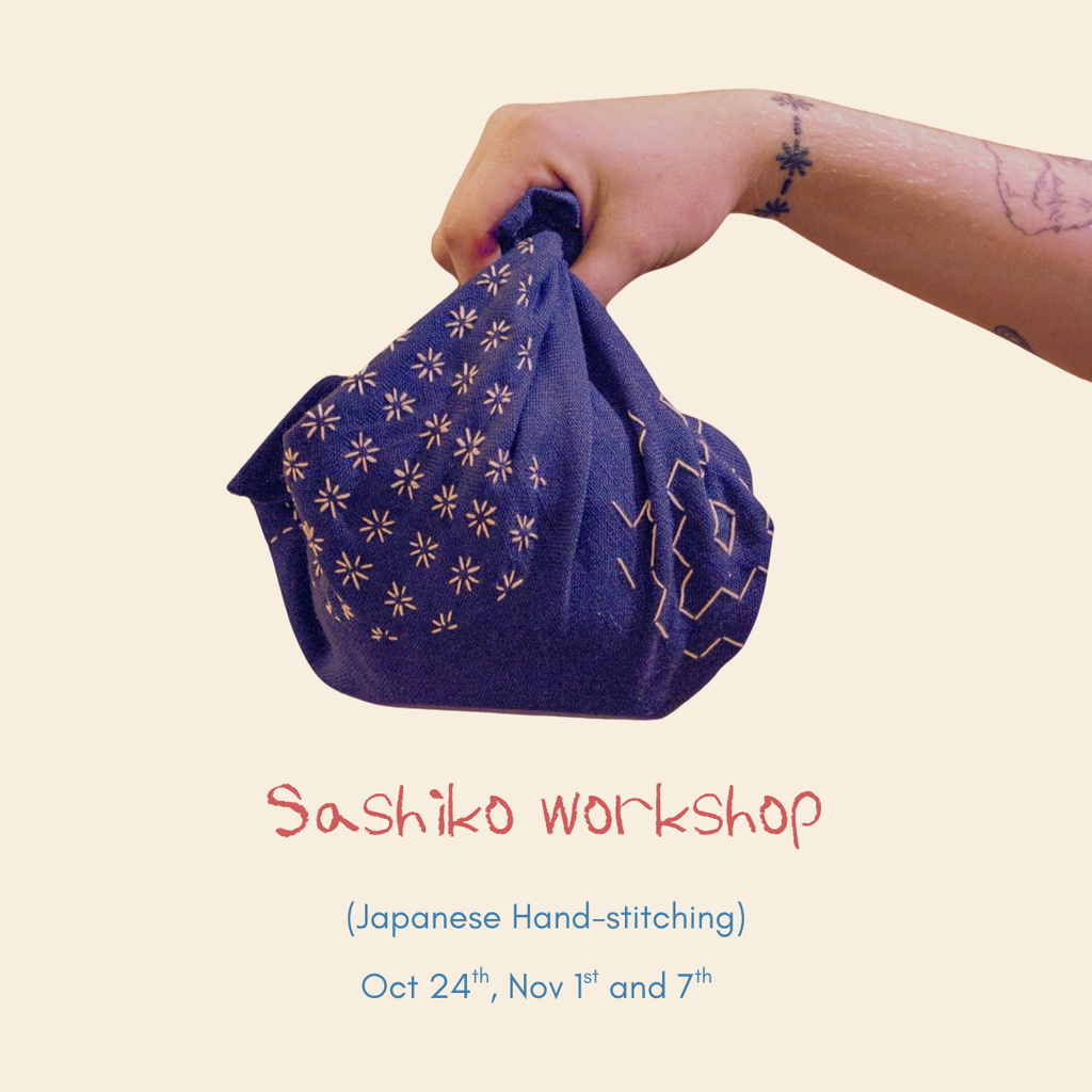 Sashiko Workshop With Frankenstein.Repairs