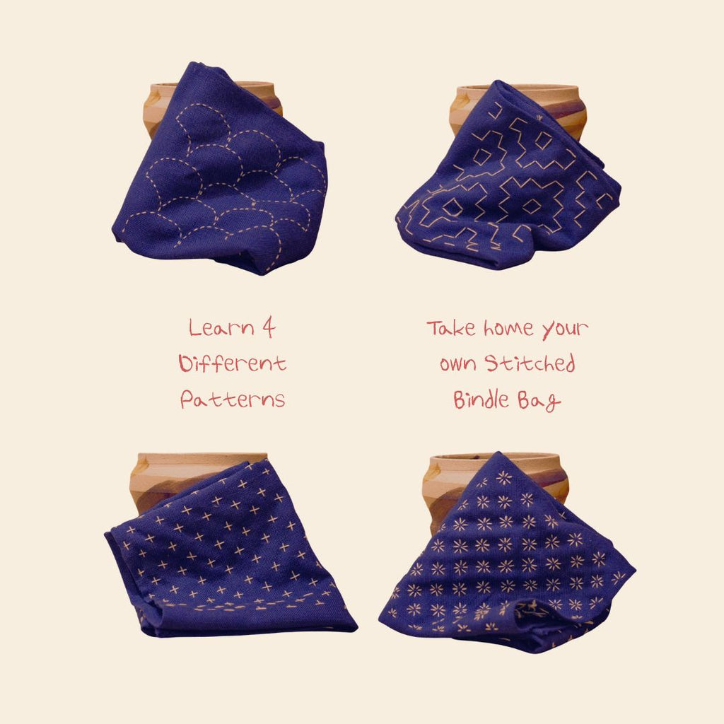 Sashiko Workshop With Frankenstein.Repairs
