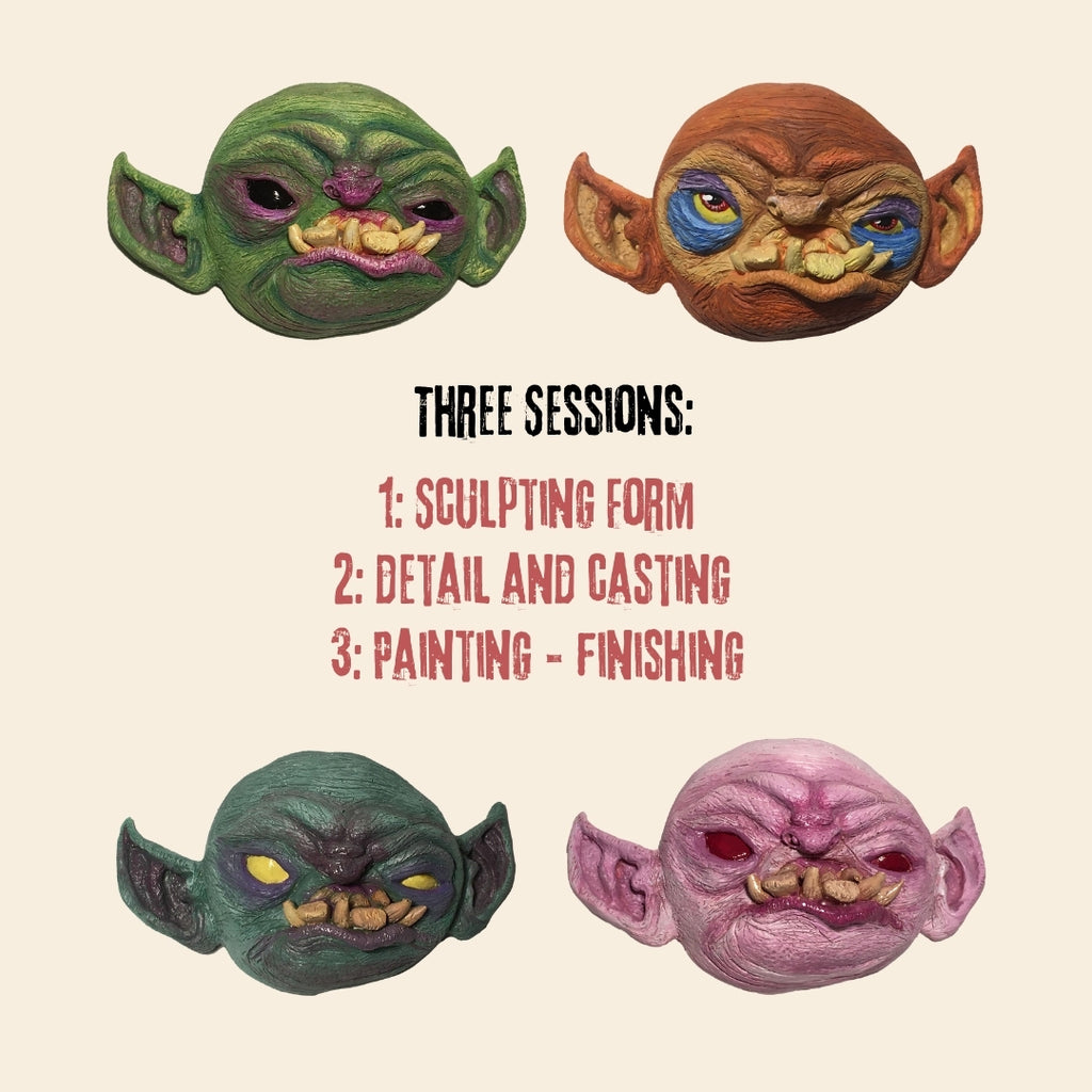 Sculpt, Cast and Paint: Mask Making Workshop - 3 Days