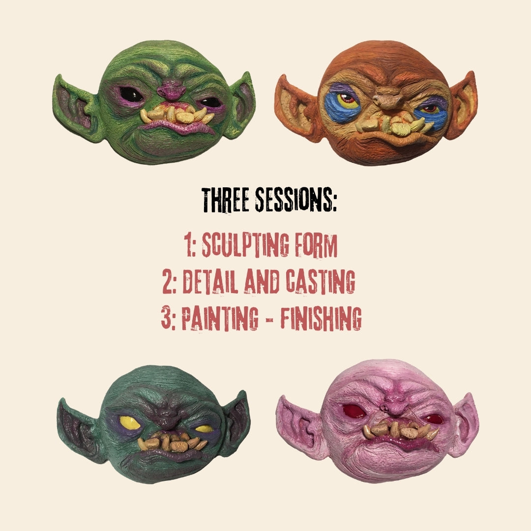 Sculpt, Cast and Paint: Mask Making Workshop - 3 Days
