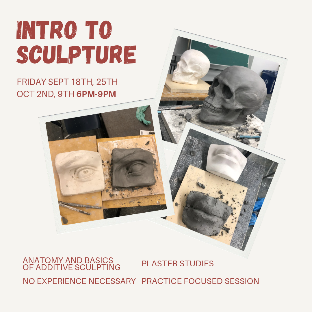 Intro to Sculpture Workshop Friday Evening